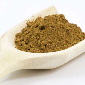 Gemahlenes Guarana als Pulver